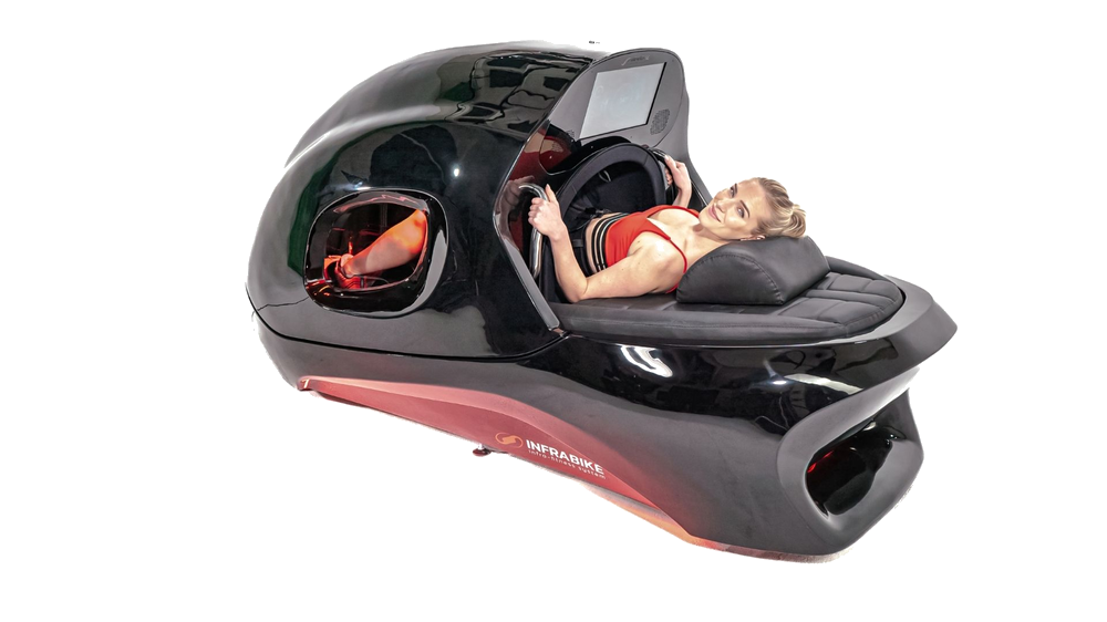 INFRABIKE® overhead view during infrared session